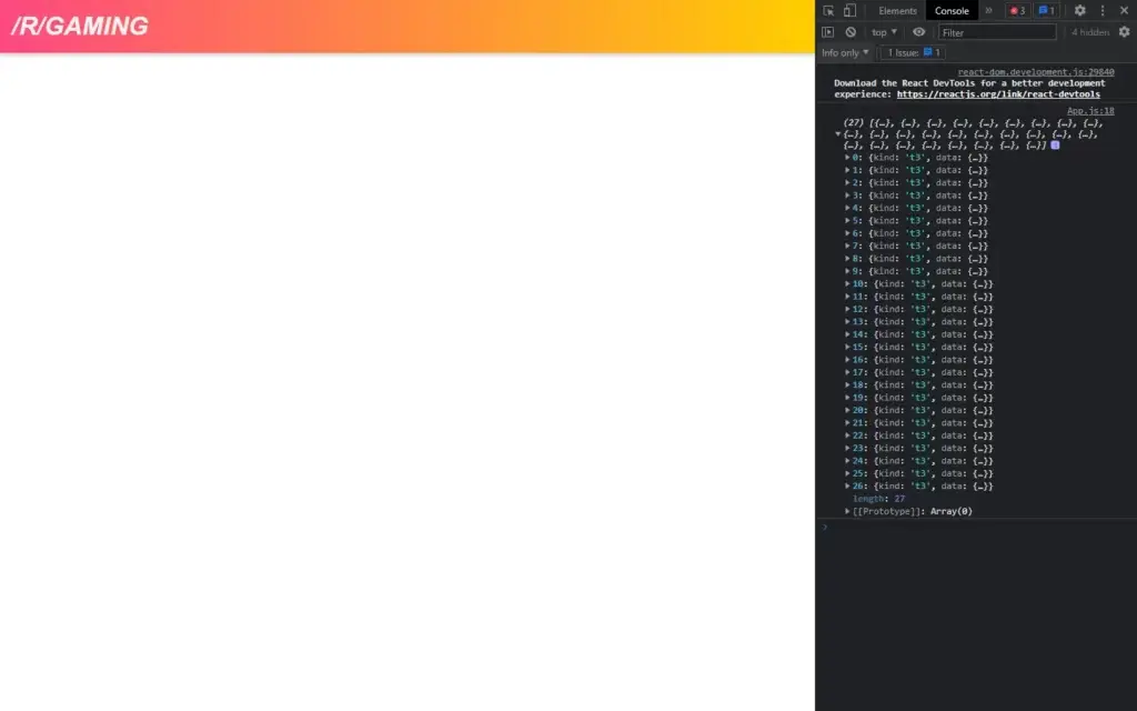 Subreddit Feed App in React JS