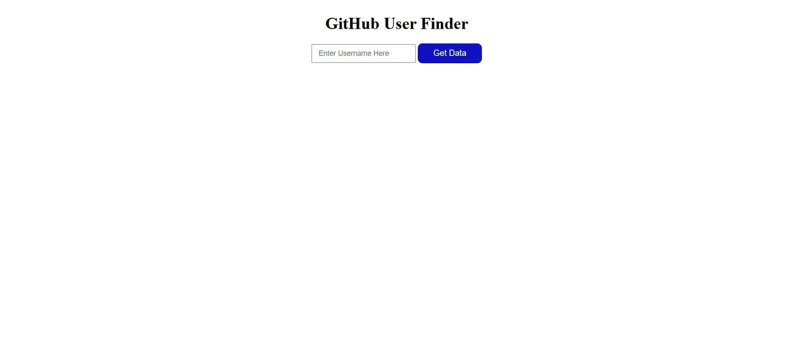 GitHub Profile Finder &#8211; Search &amp; View GitHub User Profiles screenshot 1