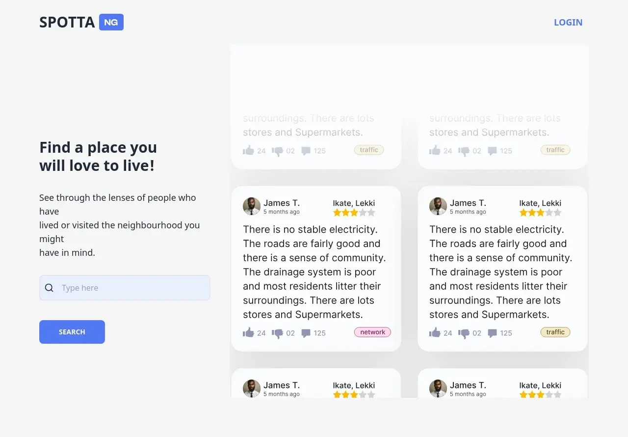 Spotta NG Review Project – Modern Product Review Platform