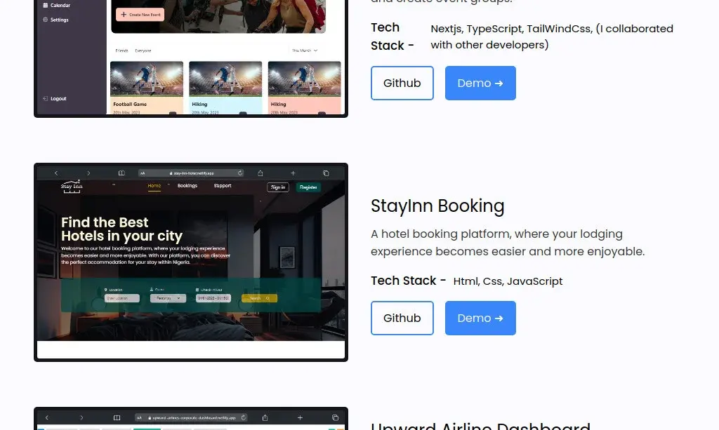 Nnaji Benjamin – Frontend Developer Portfolio screenshot 4