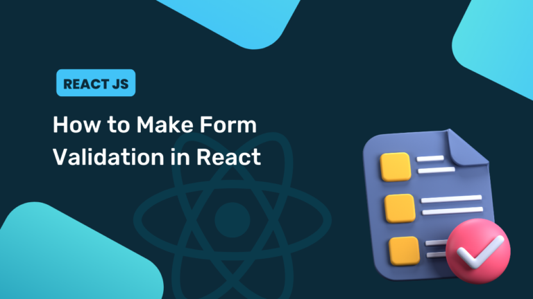 How to Make Form Validation in React