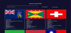 CountryInfo Web – Explore Countries Data