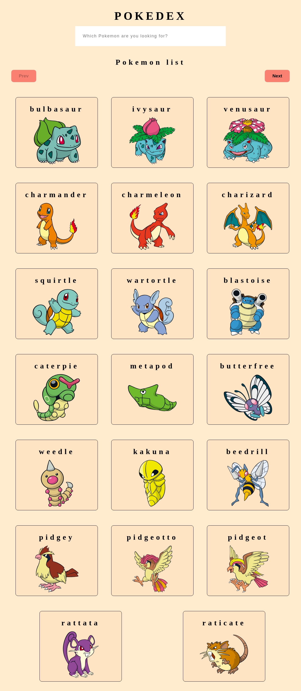 Pokemon Universe – Interactive Pokemon Explorer Web Application